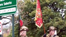 Hundreds of troops march through streets of Adelaide