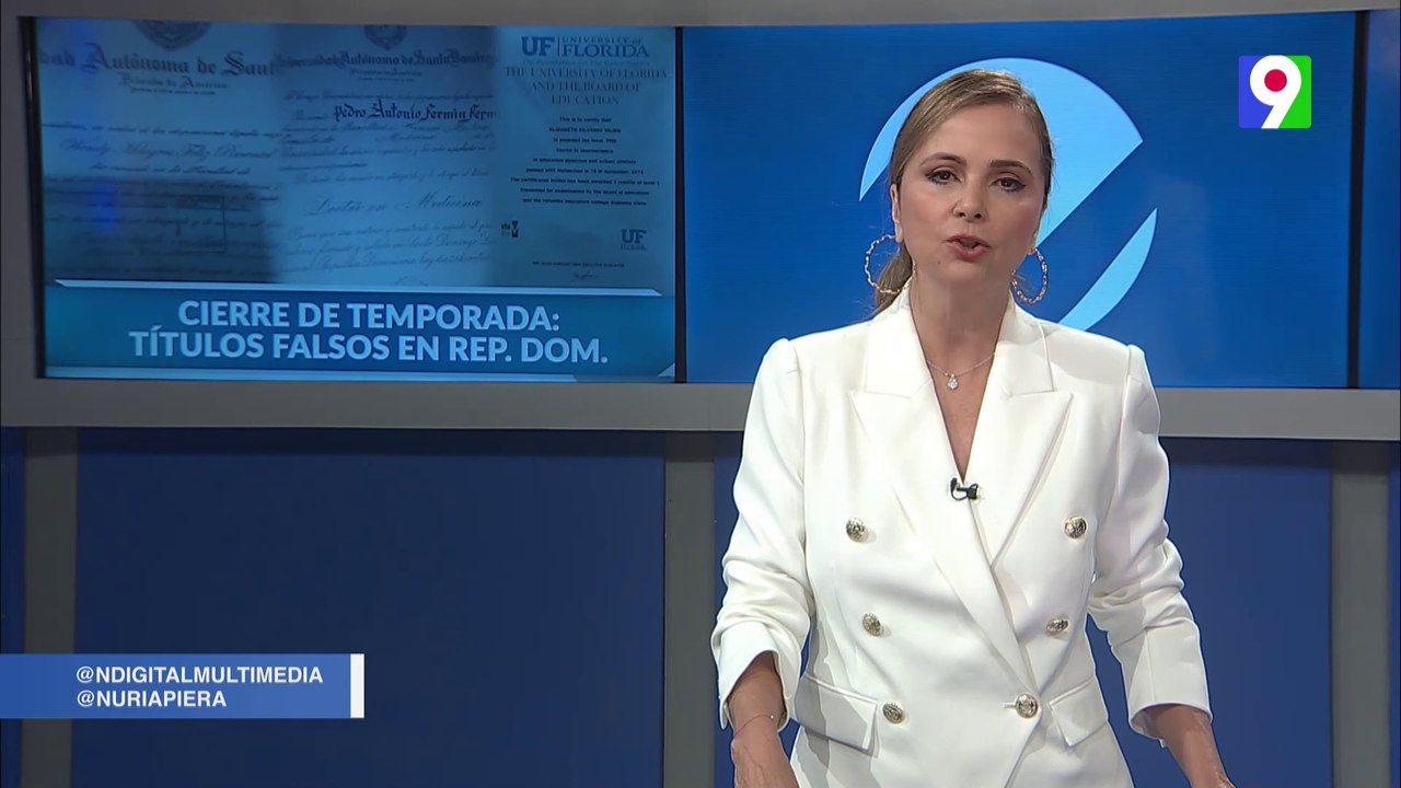 Títulos Falsos en República Dominicana| Nuria Piera 2/3