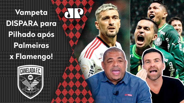 VOCÊ NÃO PODE TER ESSA SOBERBA! O Flamengo contra o Palmeiras foi... Vampeta DISPARA para Pilhado!