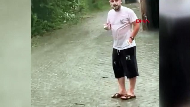 Les citoyens bloqués après l'averse dans le district de Zile à Tokat ont été secourus