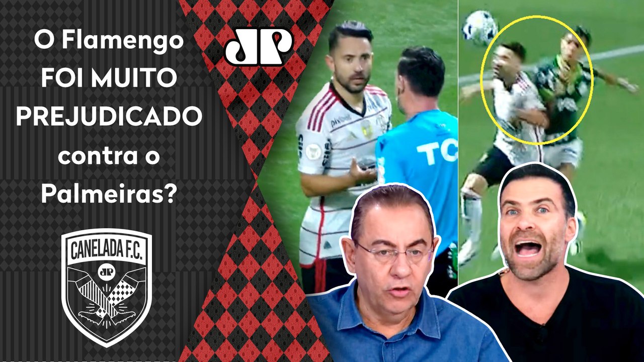 "ISSO AÍ FOI PÊNALTI, pô! O 'SISTEMA' estava DORMINDO?" Flamengo PREJUDICADO contra o Palmeiras?