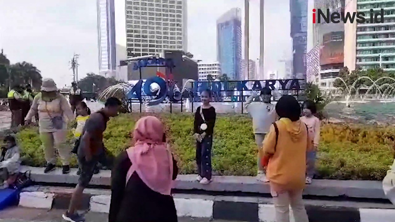 Jadi Alternatif Kegiatan Habiskan Masa Libur Sekolah, Warga Jakarta Padati CFD