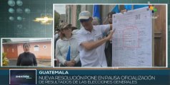 Guatemala: Nueva resolución demora oficialización de resultados electorales