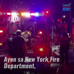 Double-decker tour bus sa New York, wasak sa banggaan | GMA News Feed