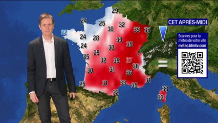 Download Video: Des orages attendus dans le Nord-Est, la canicule qui perdure dans le Sud-Est ... la météo de ce dimanche