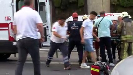 Accident en chaîne sur l'autoroute Kağıthane TEM : 2 blessés