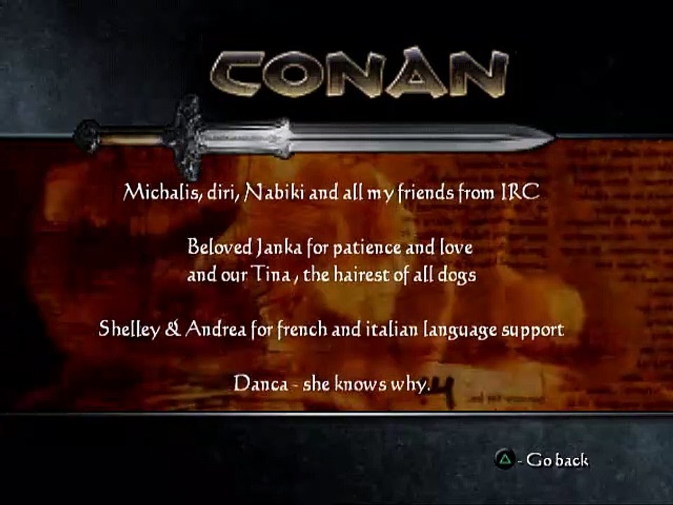 Conan online multiplayer - ps2