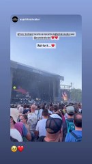 Ils sont revenus sur le lieu de leur rencontreClara Luciani au Festival de Musilac