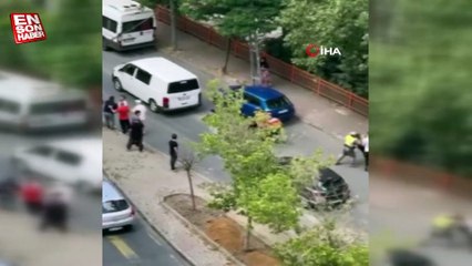 İstanbul'da trafikte tekmeli yumruklu kavga