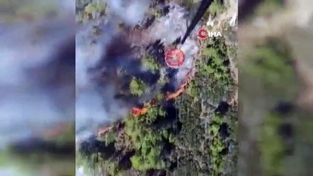 Marmaris’te iki ayrı noktada orman yangını başladı