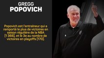 En chiffres - Popovich prolonge l'aventure avec les Spurs