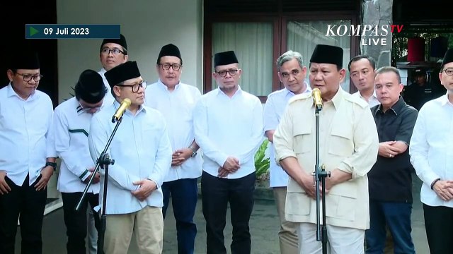 [FULL] Isi Pertemuan Prabowo Subianto dan Muhaimin Iskandar Selama 3 Jam