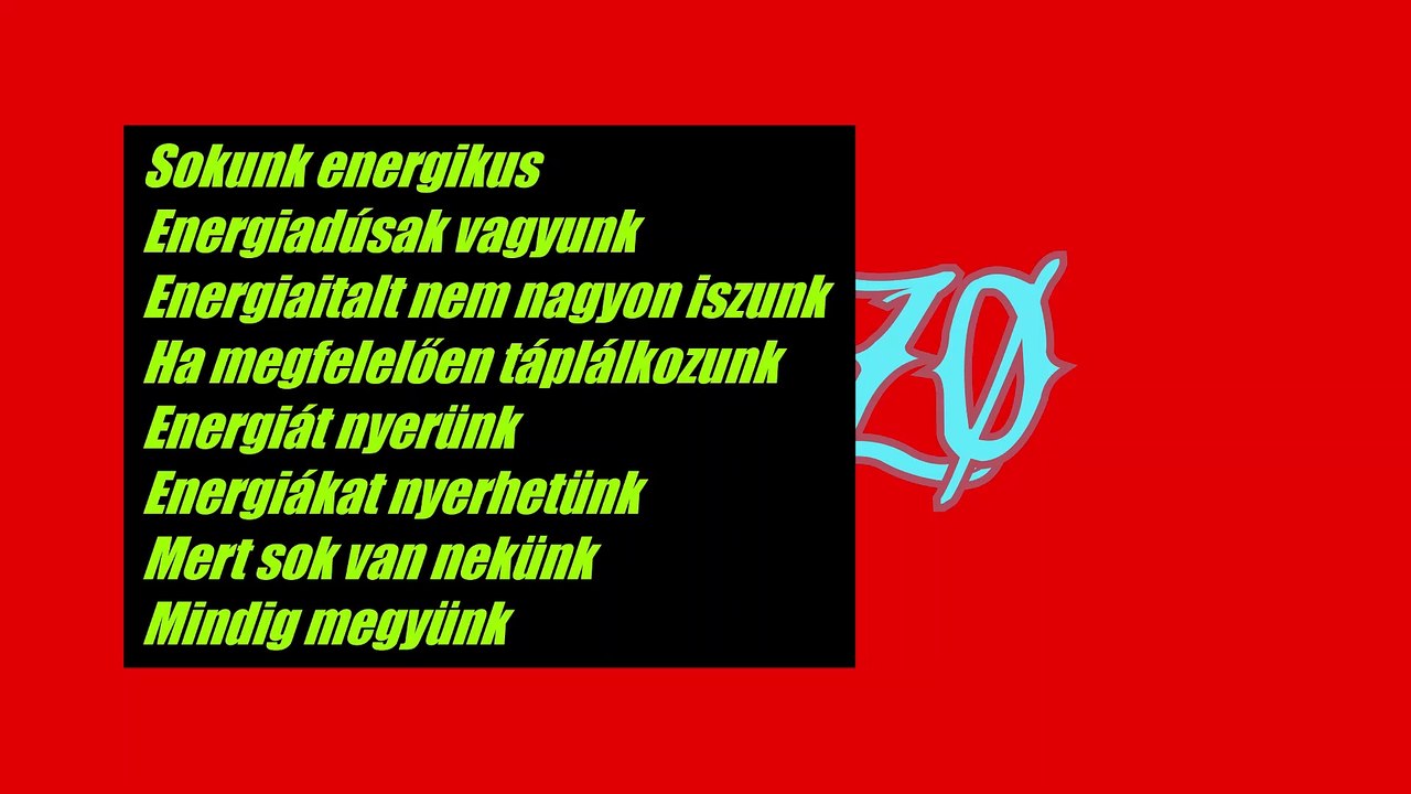 Szkízó - Energetikus (dalszöveges audió)