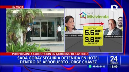 Sada Goray: empresaria sigue detenida en exclusivo hotel del Aeropuerto Jorge Chávez