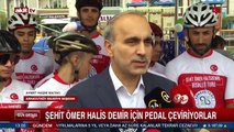 Şehit Ömer Halis Demir için pedal çeviriyorlar