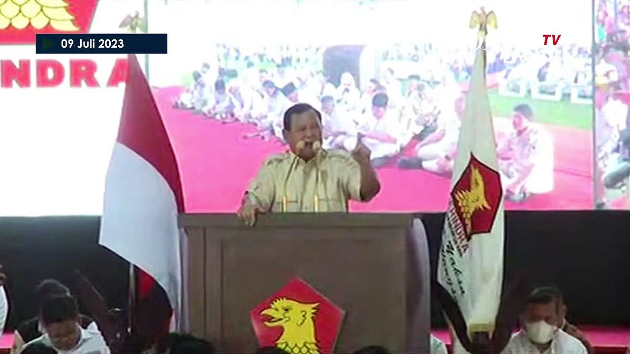 Ketum Gerindra Prabowo Ungkap Alasannya Bergabung Dengan Pemerintahan Presiden Jokowi