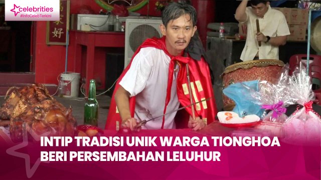 Intip Tradisi Unik Warga Tionghoa Beri Persembahan Leluhur