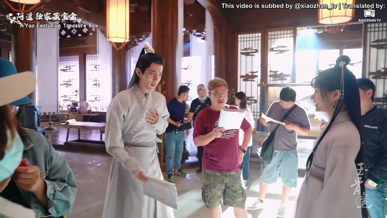 [ENG SUB] 230708 Xiao Zhan - The Longest Promise BTS Compilation + Xiao Zhan Studio Video