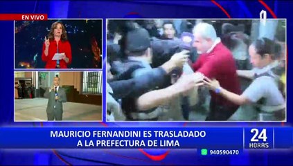 Mauricio Fernandini: periodista es trasladado a la Prefectura para cumplir detención preliminar