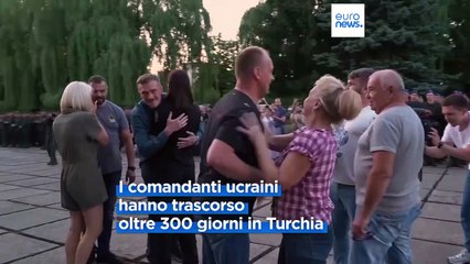 Ucraina, il ritorno in patria dei comandanti di Azovstal