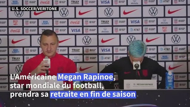 L'Américaine Megan Rapinoe, star mondiale du football, prendra sa retraite en fin de saison