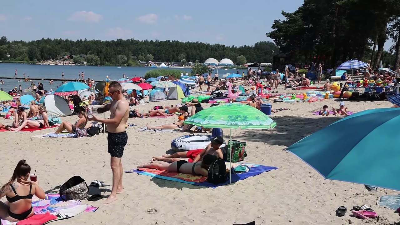Plaża w Kryspinowie znów otwarta - video Dailymotion
