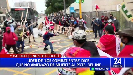 Presidente del JNE sobre amenazas en su contra: "El discurso de odio se ha normalizado"