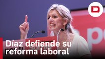 Yolanda Díaz defiende su reforma laboral y reta a Feijóo a un debate sobre empleo