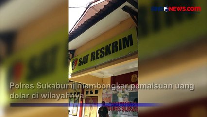 Peredaran Dolar Palsu Senilai Rp33 Triliun di Sukabumi Berhasil Digagalkan Polisi