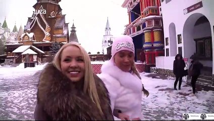 Quick walk with girls in fur coat music compilation