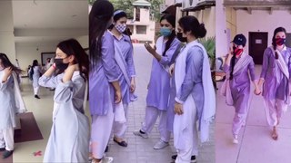 Tiktok girl pakistan video funny in school #reel #viralvideo