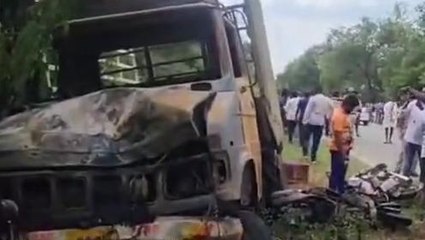 ಚಿಂತಾಮಣಿ: ಭೀಕರ ಅಪಘಾತದಲ್ಲಿ ದಂಪತಿ ಸಾವು- ಮೂರು ಮಕ್ಕಳಿಗೆ ಗಾಯ
