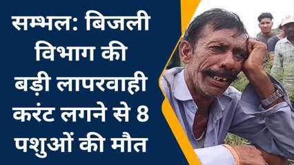 संभल: करंट लगने से आठ की मौत, बिजली विभाग पर लापरवाही का आरोप
