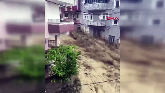 Fortes précipitations à Zonguldak： Précipitations par mètre carré annoncées