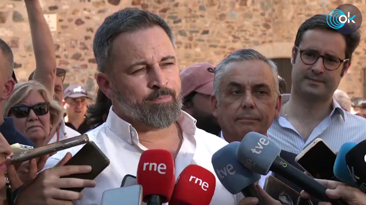 Abascal: "Los primeros votos que recibirá Sánchez son los de los violadores, pederastas y golpistas"