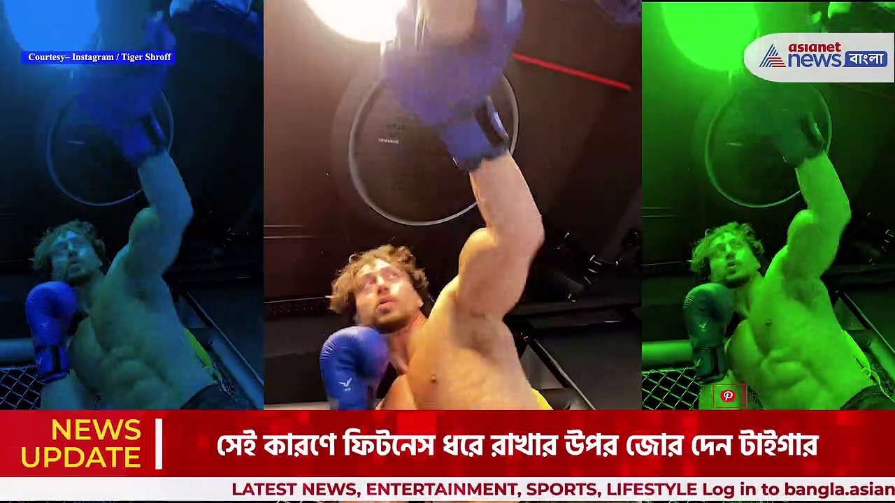Tiger Shroff: জিমে ঘাম ঝরাচ্ছেন টাইগার শ্রফ, ফিটনেস দেখে মুগ্ধ অনুরাগীরা