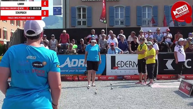 Mini Webtélé : Finales du Swiss Pétanque Tour à Bulle