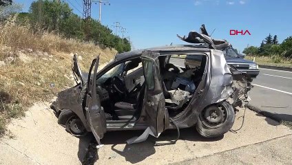 Keşan'da Kavşakta Otomobiller Çarpıştı: 6 Yaralı