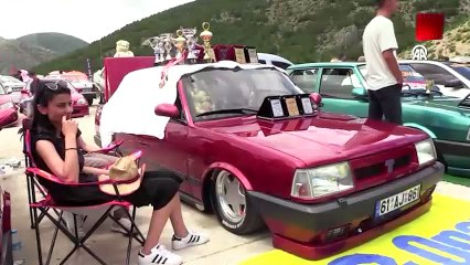 Amasya'da modifiye araç tutkunları buluştu