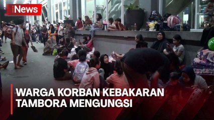 Kebakaran Tambora, Puluhan Korban Mengungsi di Kantor Kelurahan dan Stasiun