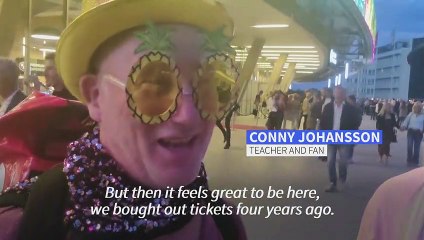 Fans bid Elton John an emotional farewell at last tour concert in Sweden