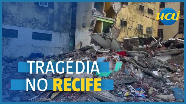 Desabamento de prédios no Grande Recife deixa 14 mortos