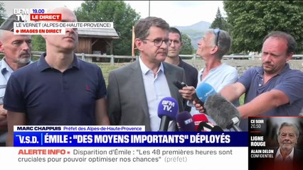 Disparition d'Emile: "Les 48 heures sont cruciales" pour pouvoir le retrouver, affirme le préfet Marc Chappuis