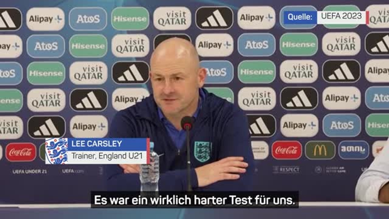 Carsley: "Haben unser Land bestens repräsentiert"