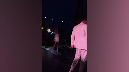 El impresionante baile de Lewandowski en su boda en la Toscana