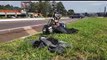Passageira de moto fica ferida em acidente no Trevo da Portal na BR-277 em Cascavel