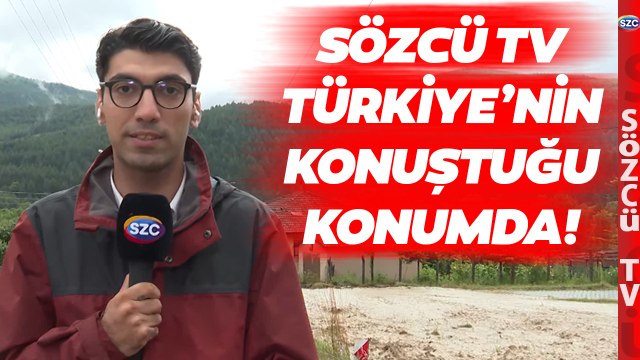 Zonguldak İstanbul Karayolu Heyelan Nedeniyle Kapandı! Sözcü TV Muhabiri Son Durumu Aktardı