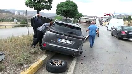 Kırıkkale'de 5 ayrı trafik kazasında 8 kişi yaralandı