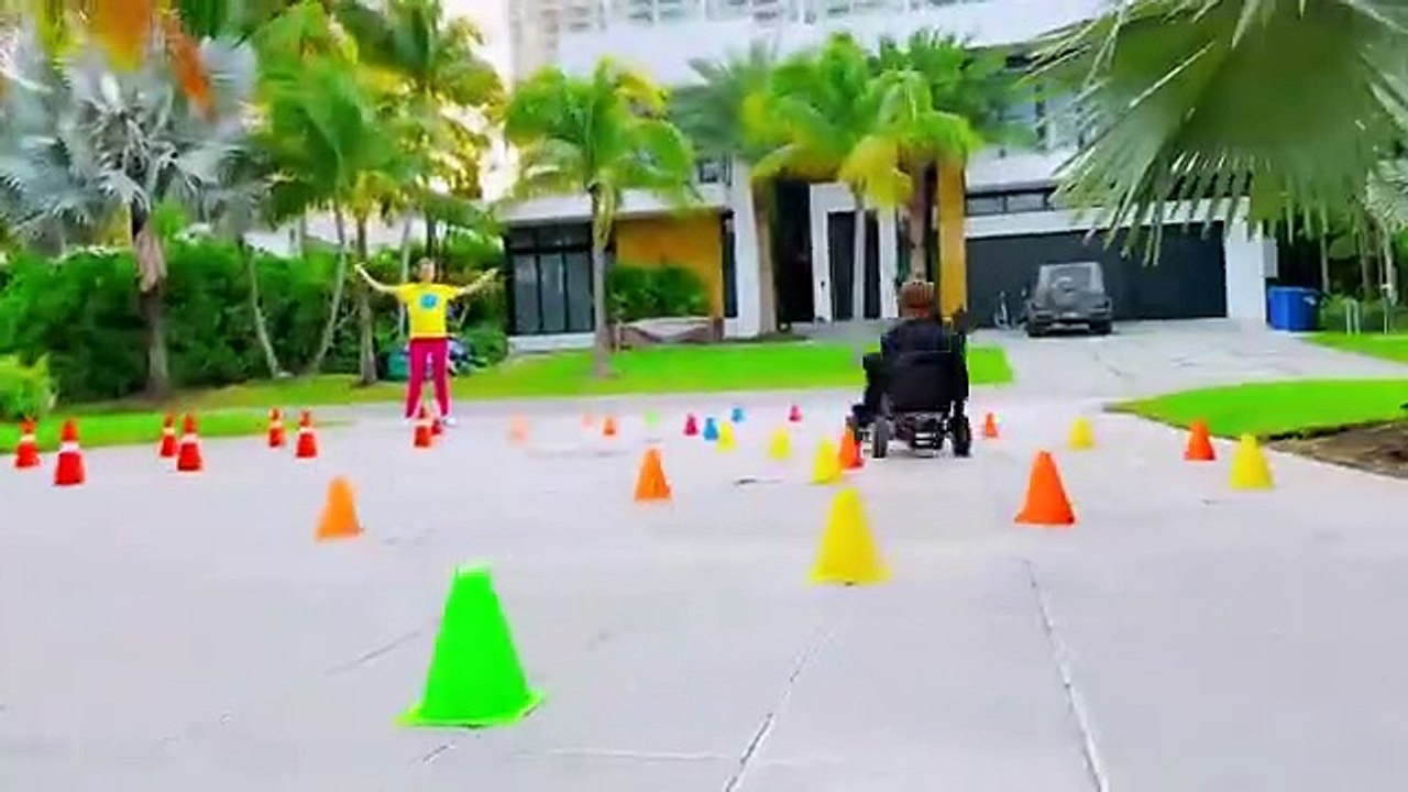 Vlad and Niki pretend to be Batman and play with Batman Toys