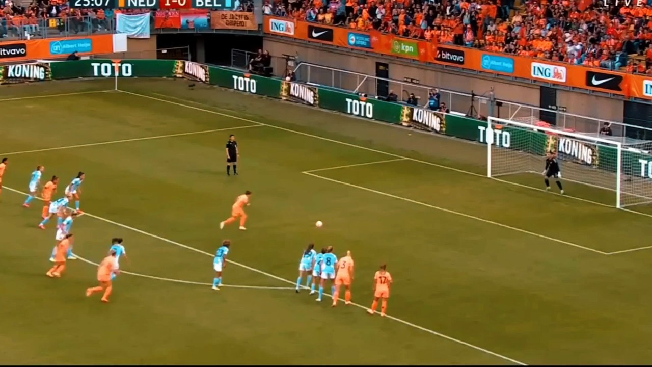 Netherland vs Belgium Highlights / Women's Friendly Football
